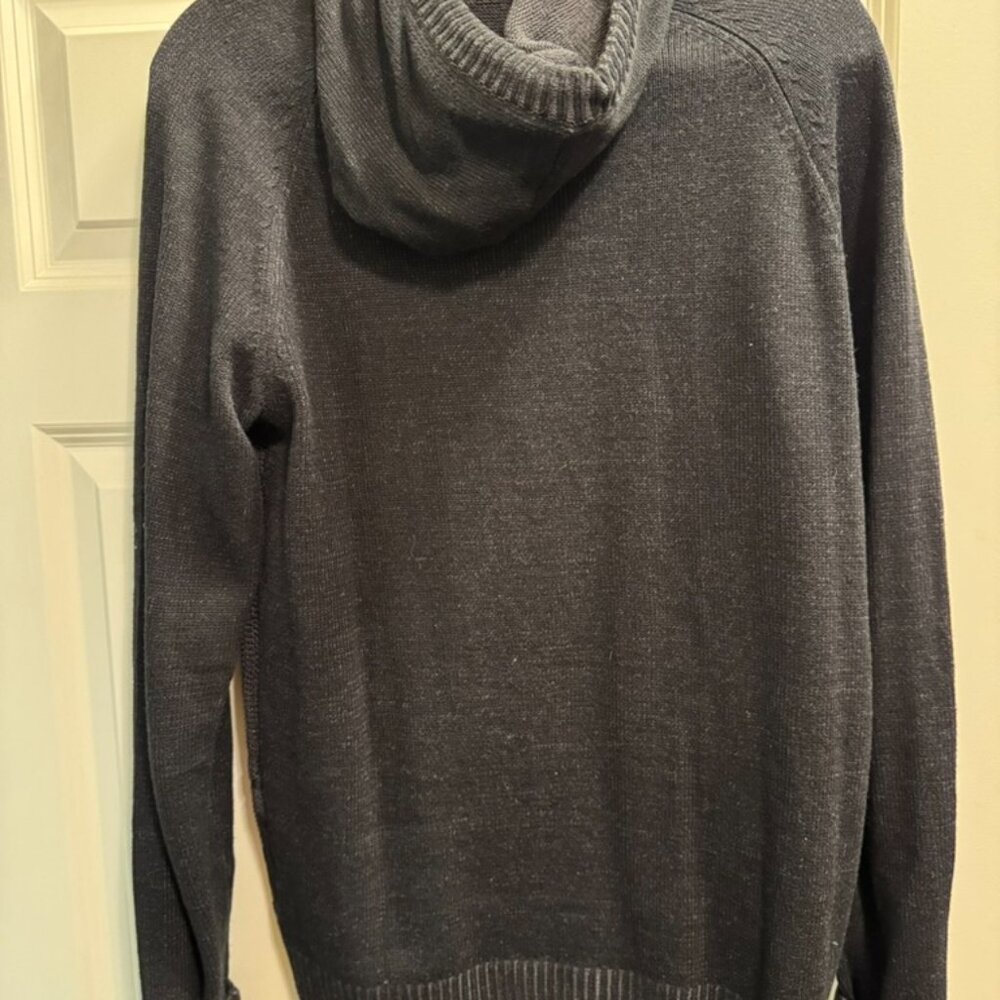 Retrofit Knit Hoodie - Men's Large - Charcoal Camo Knit - Picture 3 of 3
